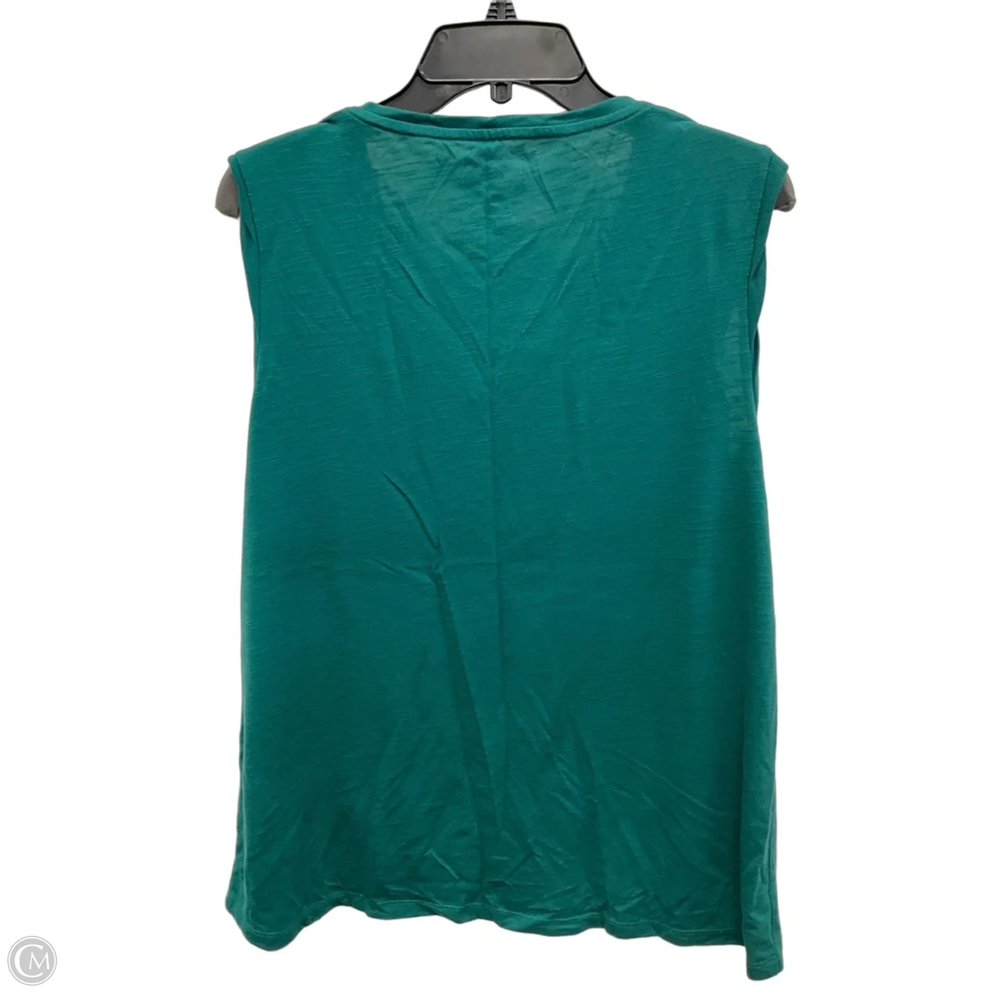 Top Sleeveless By Sonoma In Green, Size: Xl