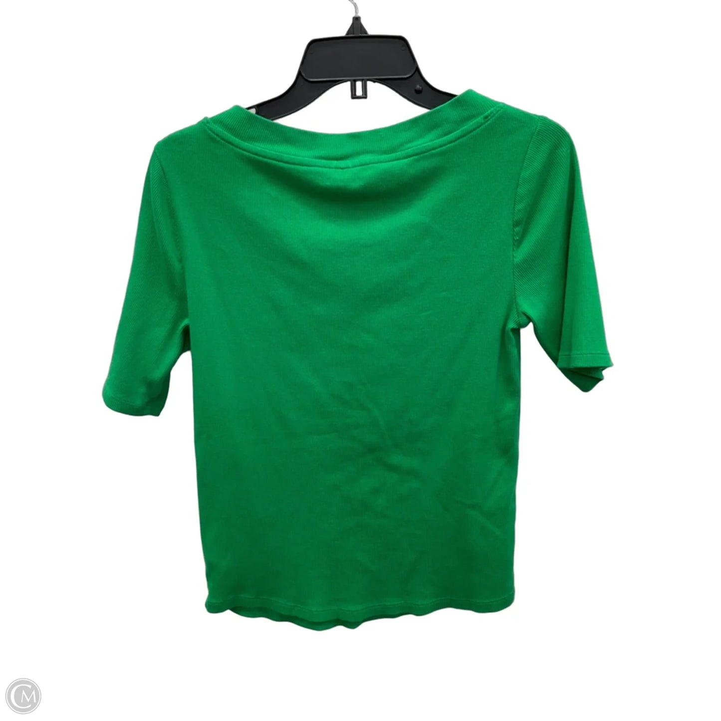 Top Short Sleeve Basic By Talbots In Green, Size: M