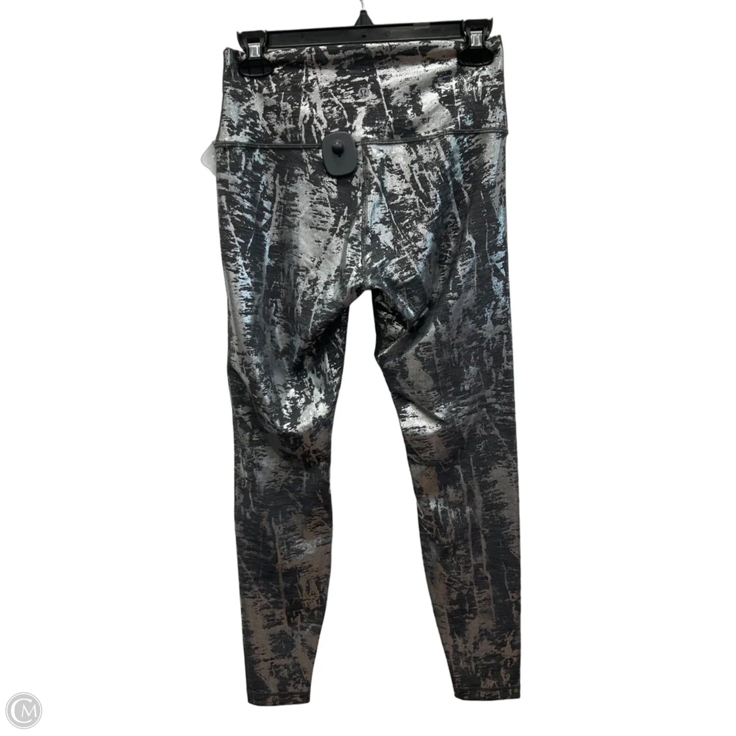 Athletic Leggings By Lululemon In Silver, Size: 8