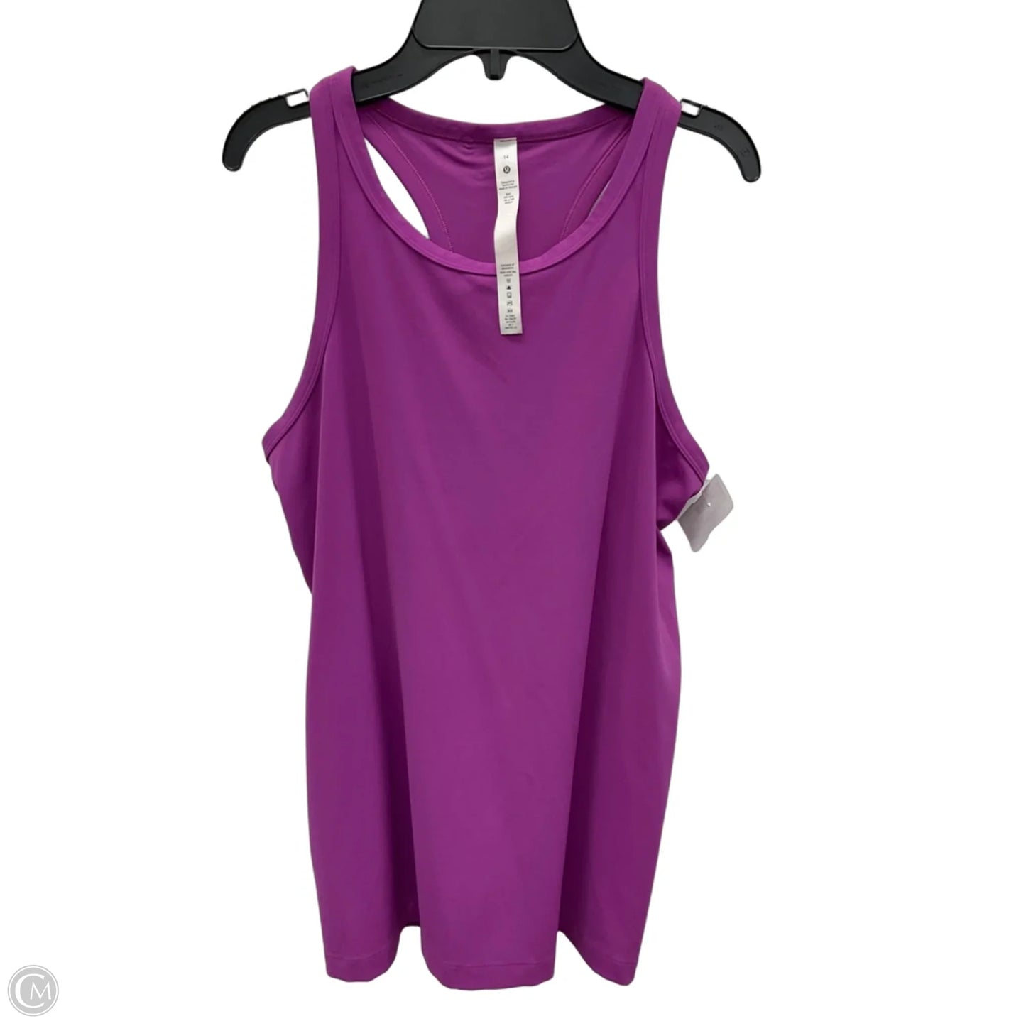 Athletic Tank Top By Lululemon In Purple, Size: Xl