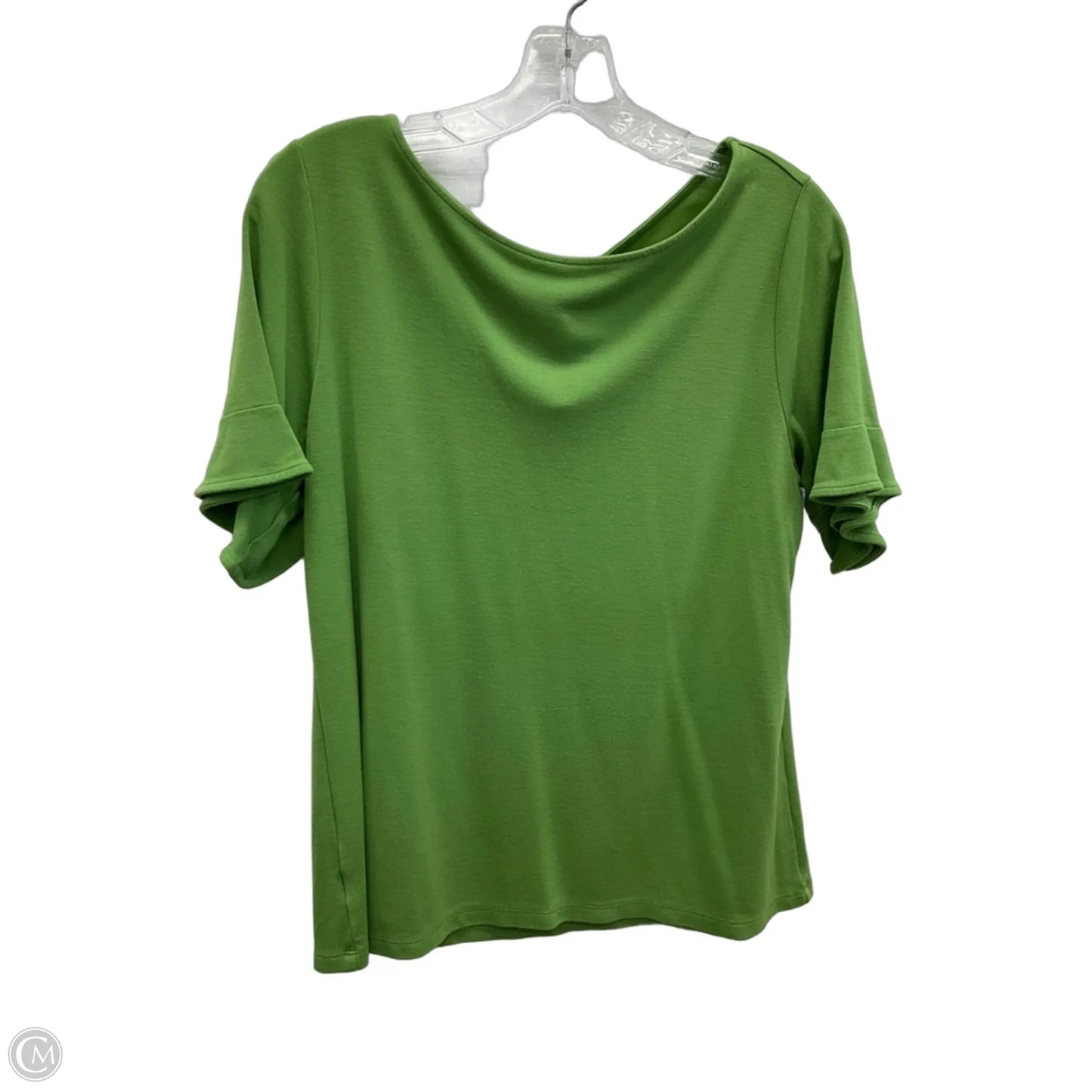 Top Short Sleeve Basic By Ann Taylor In Green, Size: M