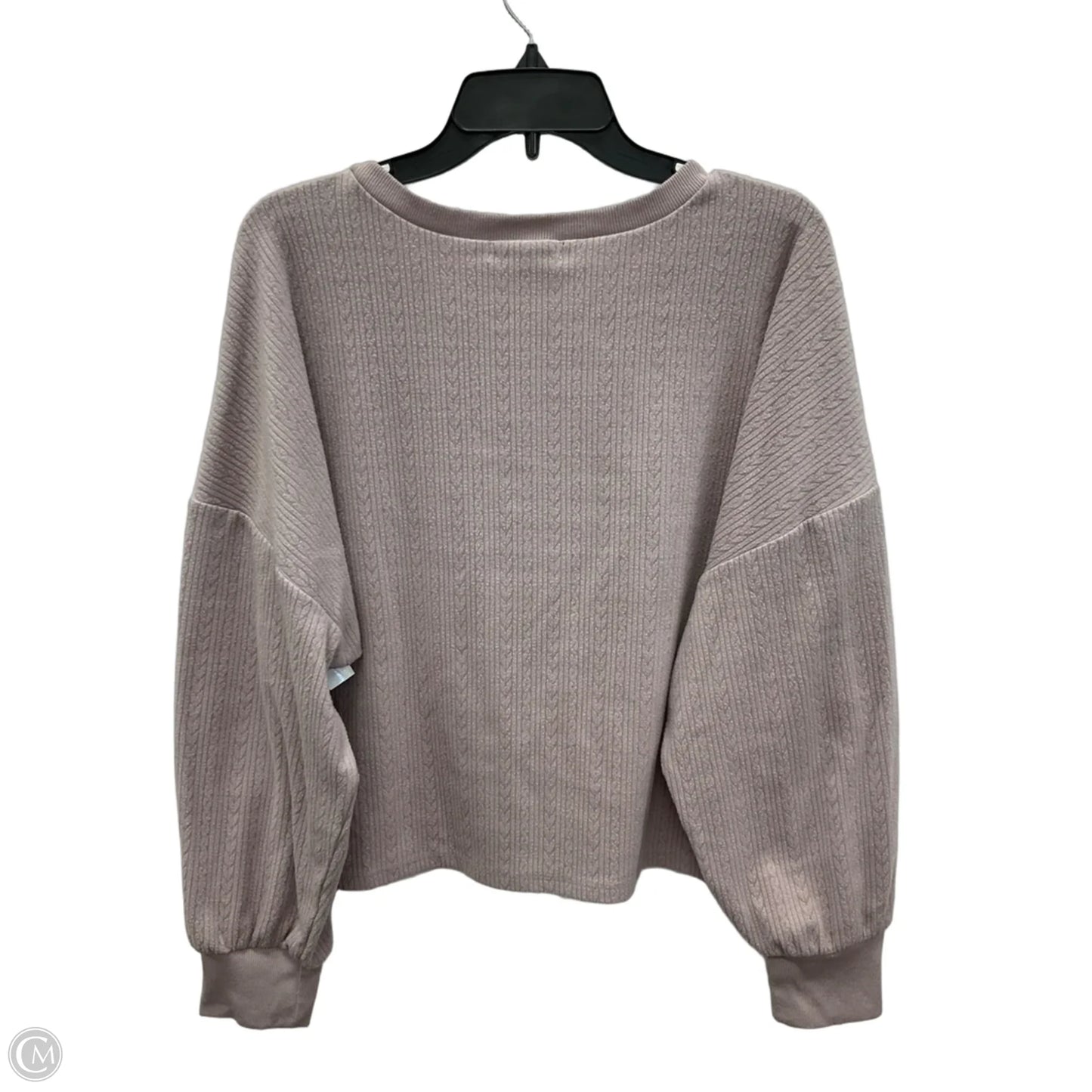 Top Long Sleeve By Cupcakes And Cashmere In Purple, Size: Xl