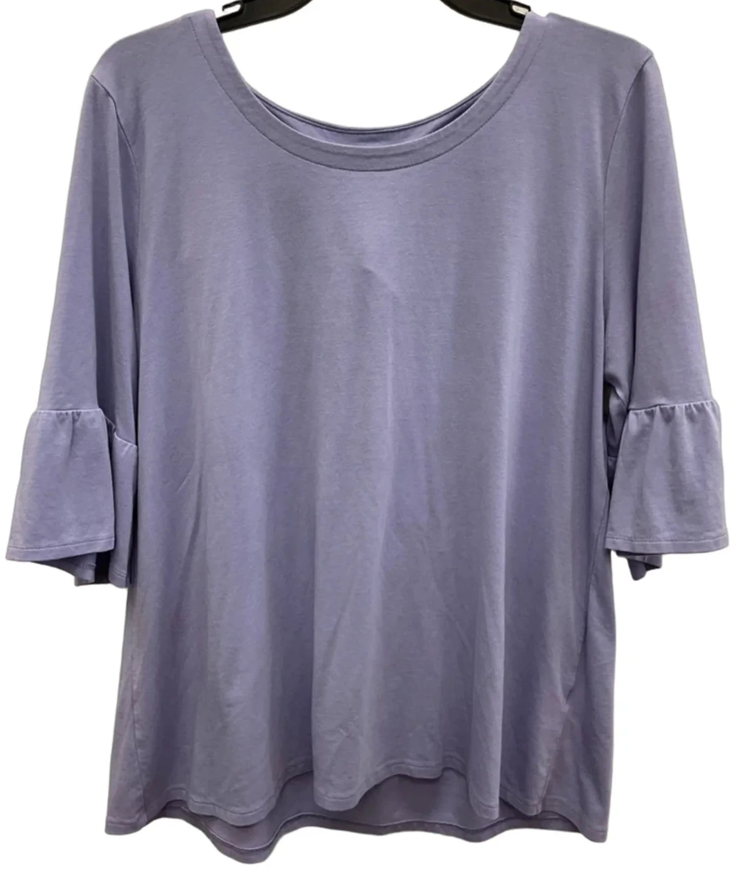 Top 3/4 Sleeve By J. Jill In Purple, Size: L