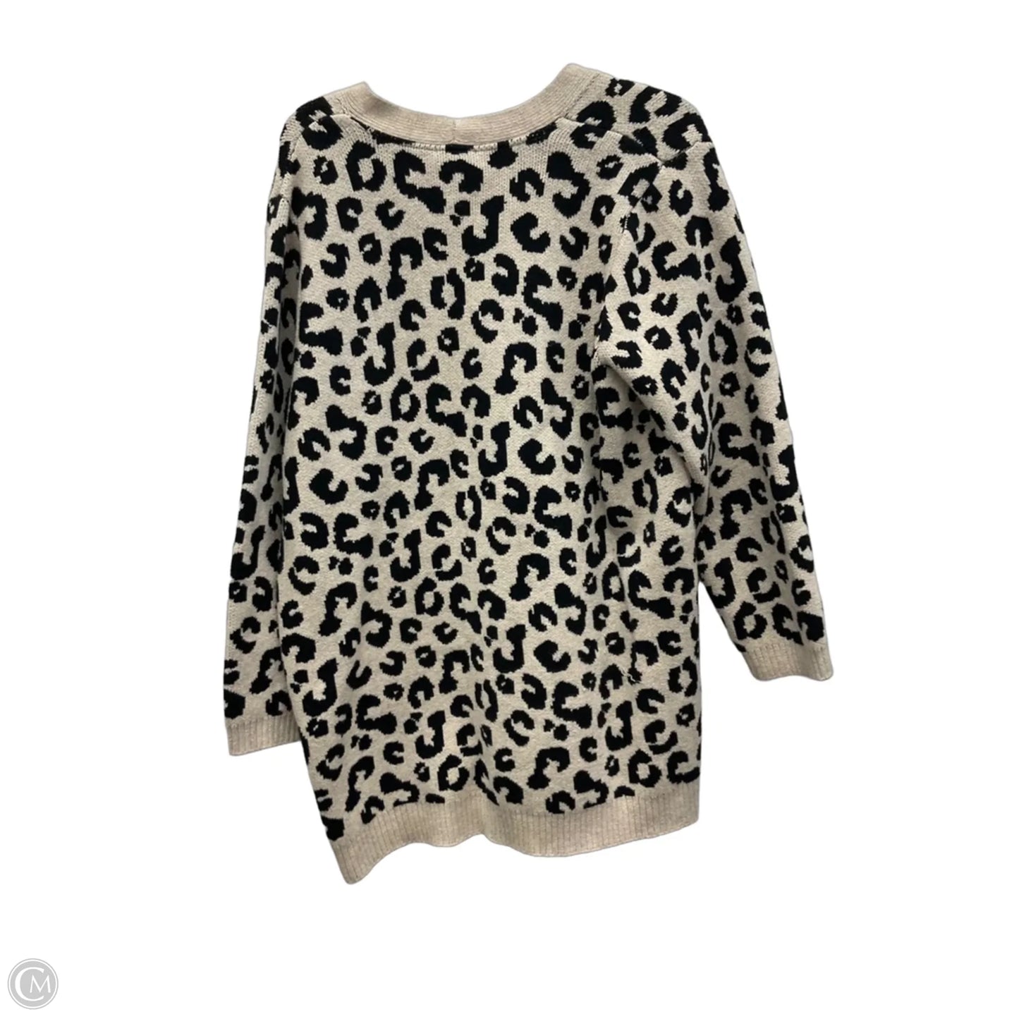 Cardigan By J. Jill In Animal Print, Size: Xl
