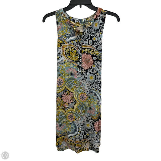 Dress Casual Short By Loft In Black & Gold, Size: S