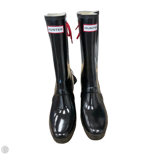 Boots Rain By Hunter In Black, Size: 9