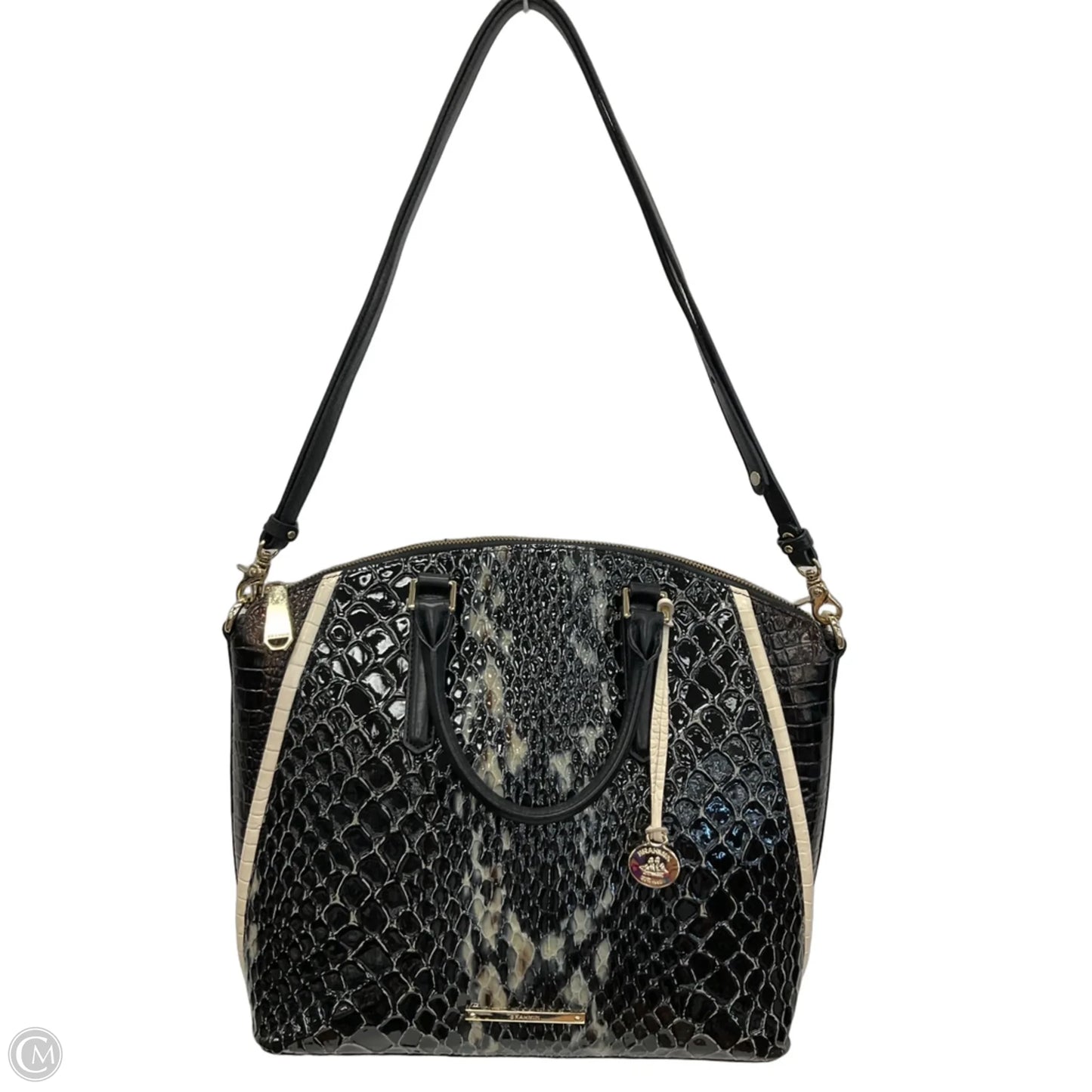 Handbag Designer By Brahmin, Size: Large