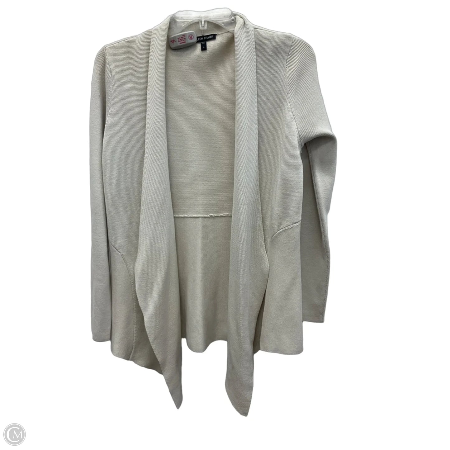 Cardigan By Eileen Fisher In Cream, Size: S