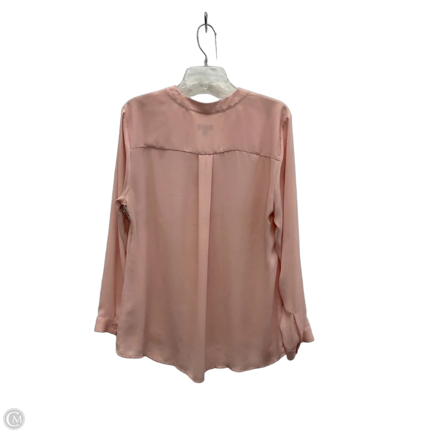 Top Long Sleeve By Talbots In Pink, Size: 1x