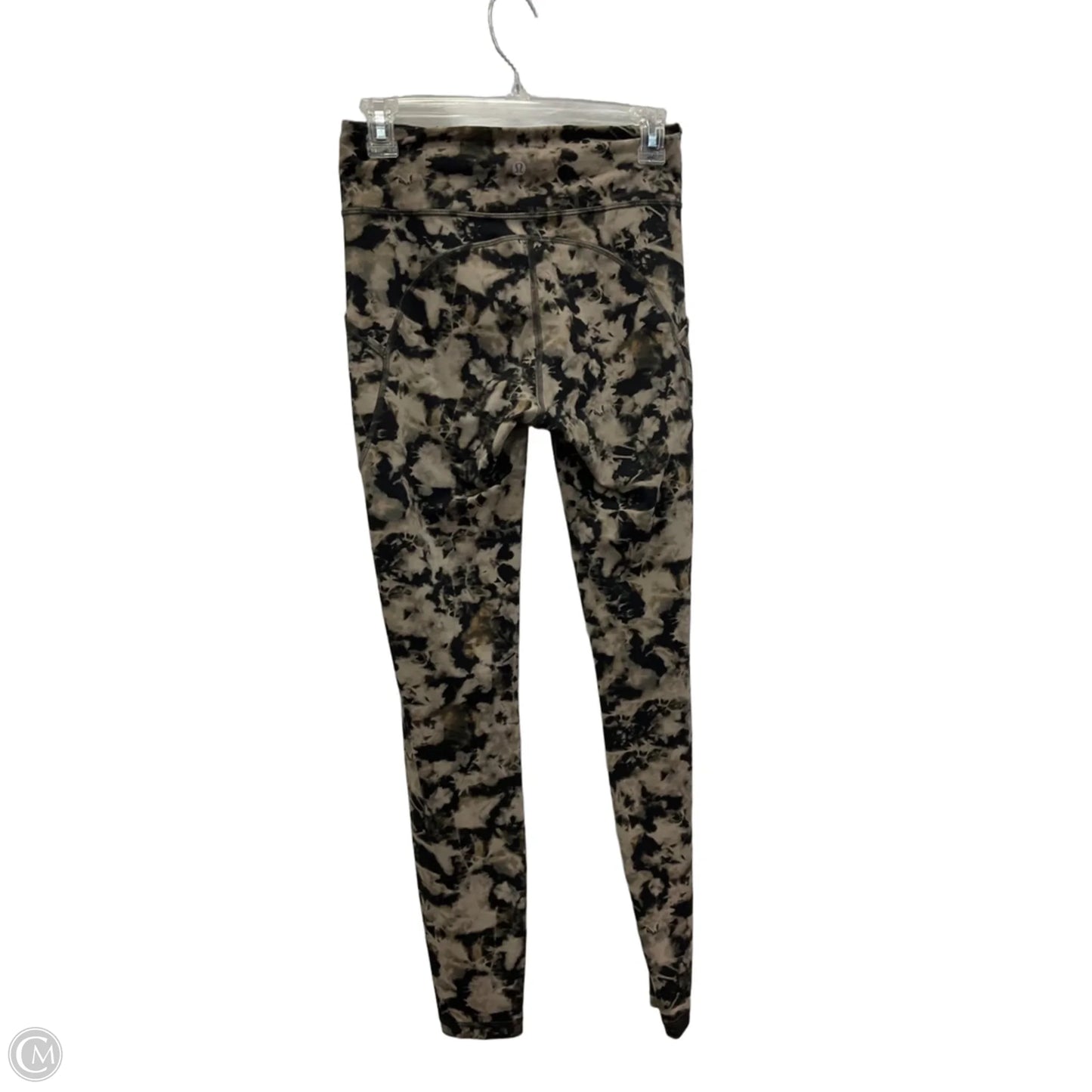 Athletic Leggings By Lululemon In Black & Brown, Size: 6