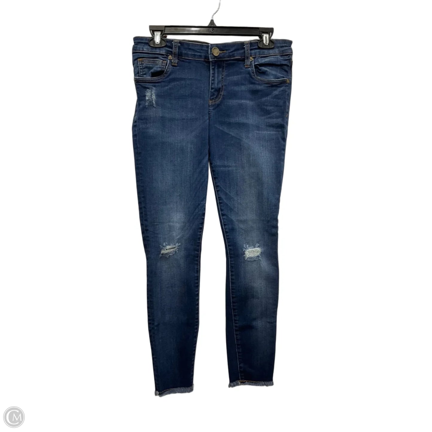 Jeans Skinny By Kut In Blue Denim, Size: 8