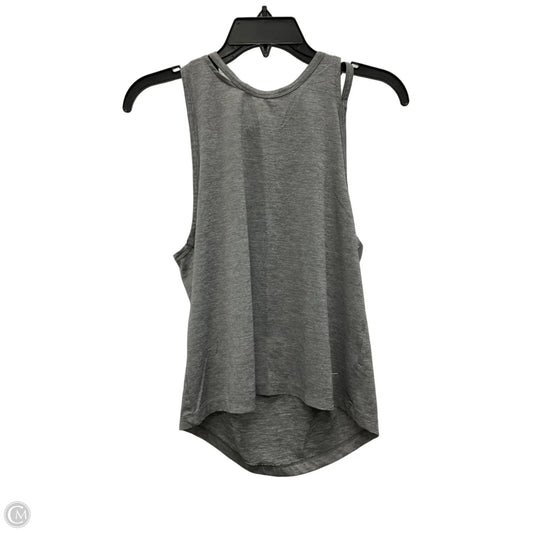 Athletic Tank Top By Nike Apparel In Grey, Size: S
