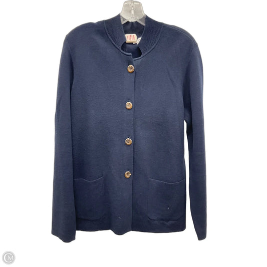 Cardigan By J. Jill In Navy, Size: M