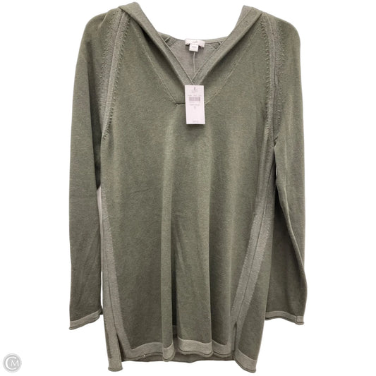 Sweatshirt Hoodie By J. Jill In Green, Size: S