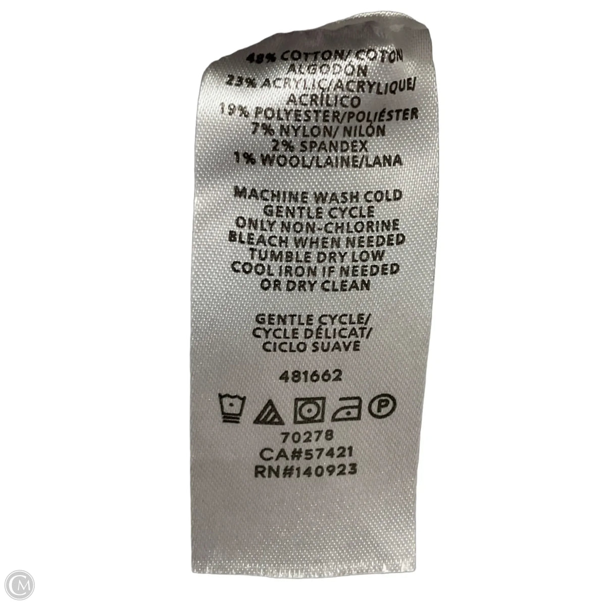 Top Long Sleeve By Loft In Grey, Size: L