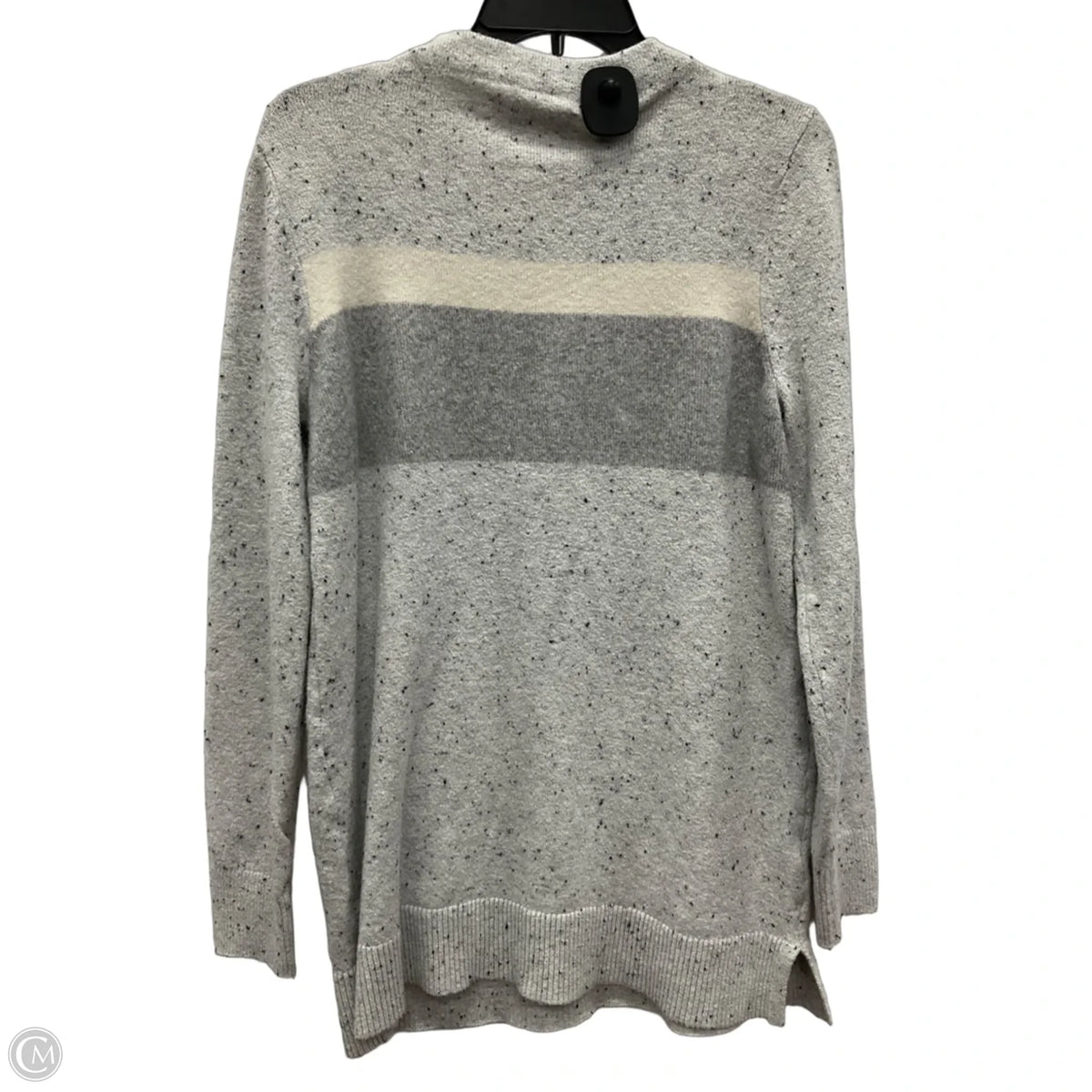 Top Long Sleeve By Loft In Grey, Size: L