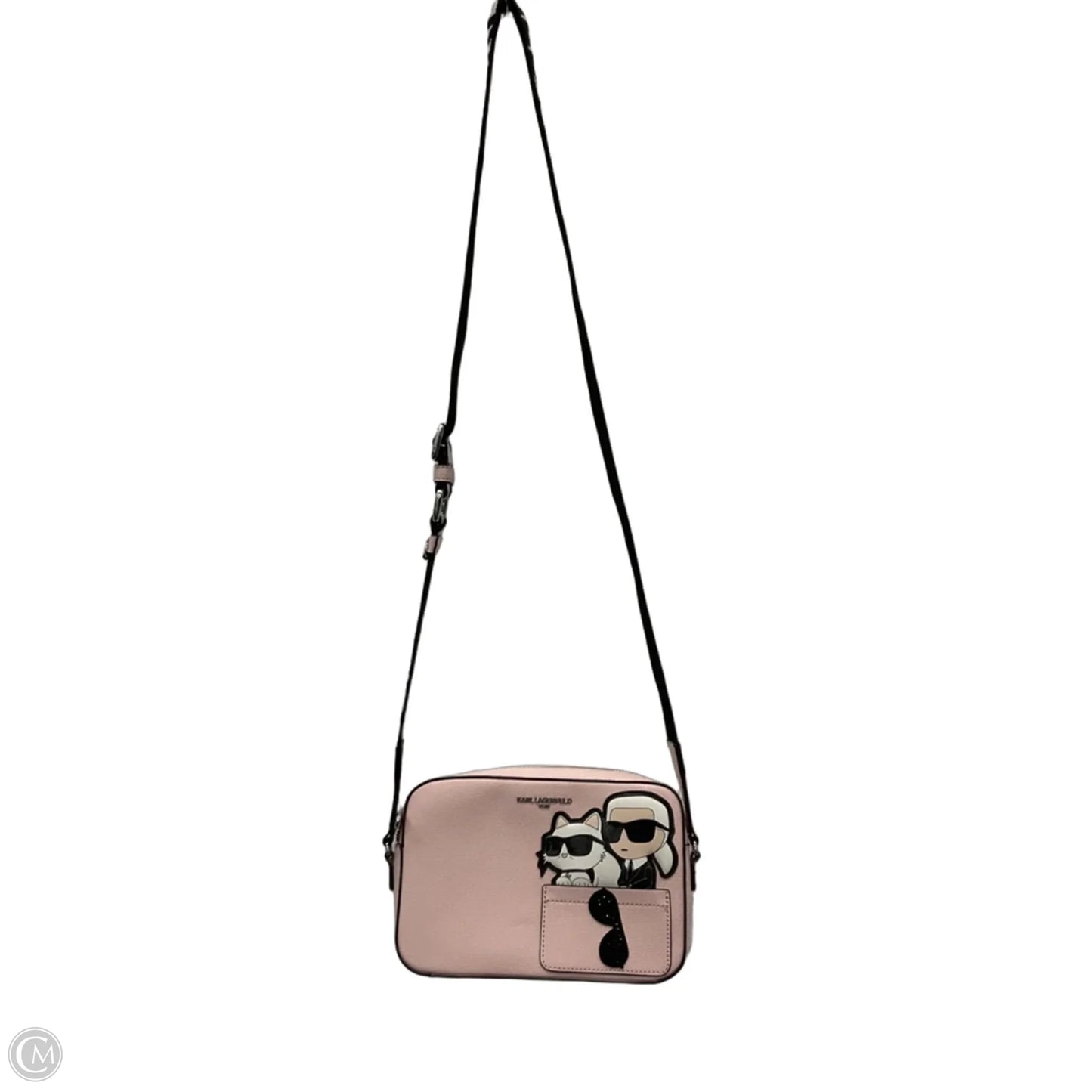 Crossbody Designer By Karl Lagerfeld, Size: Medium