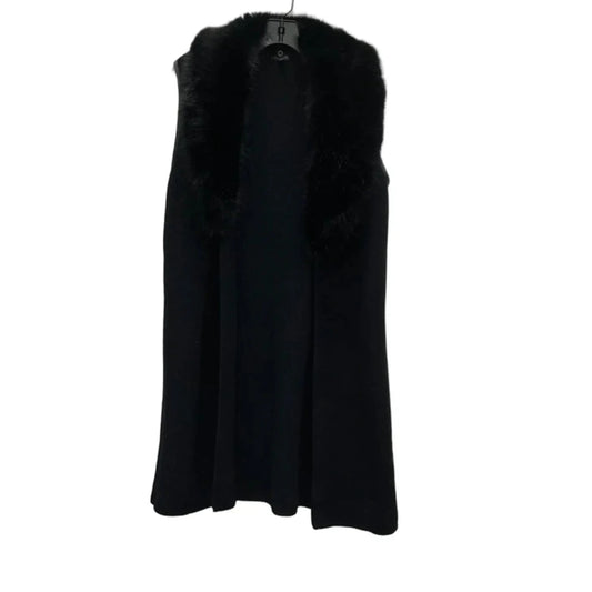 Vest Sweater By Talbots In Black, Size: S