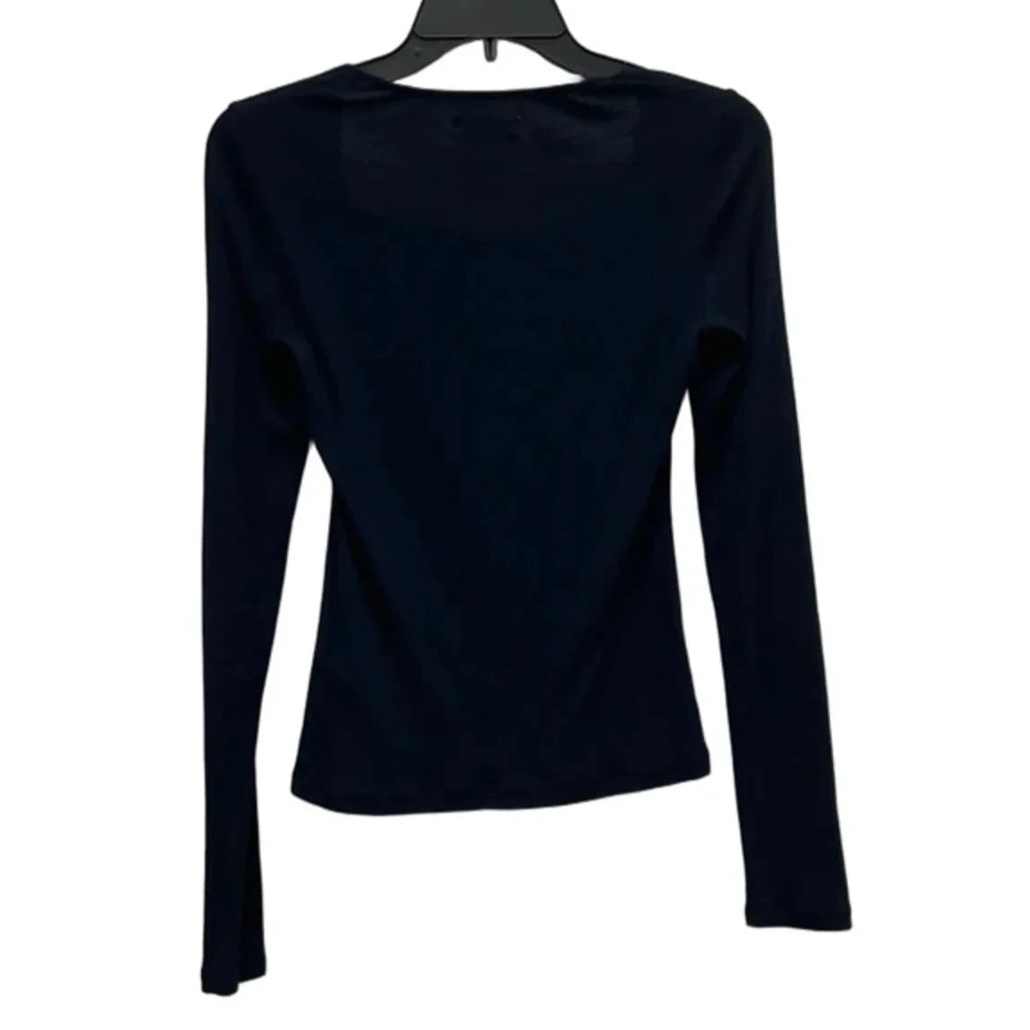 Top Long Sleeve Basic By Madewell In Blue, Size: M