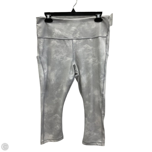 Athletic Leggings Capris By Athleta In Grey, Size: L