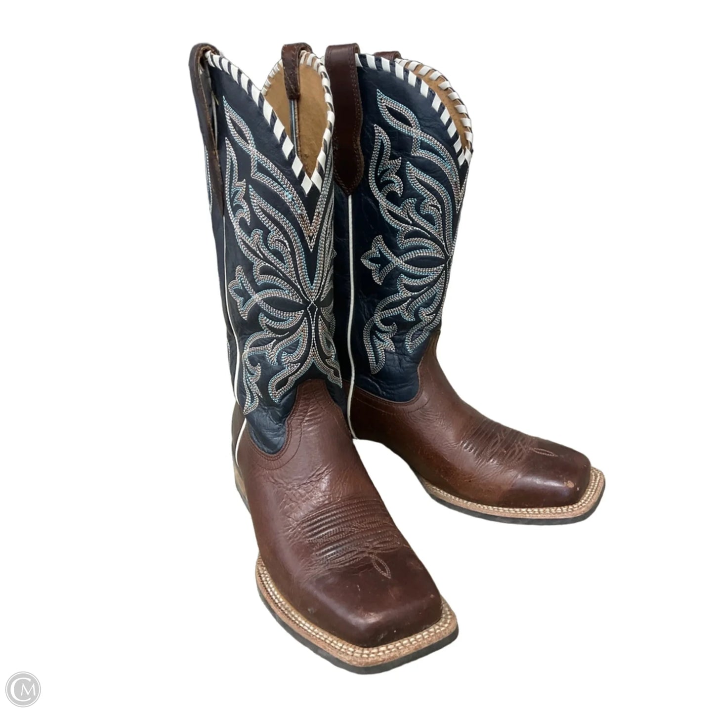 Boots Leather By Ariat In Brown, Size: 8.5
