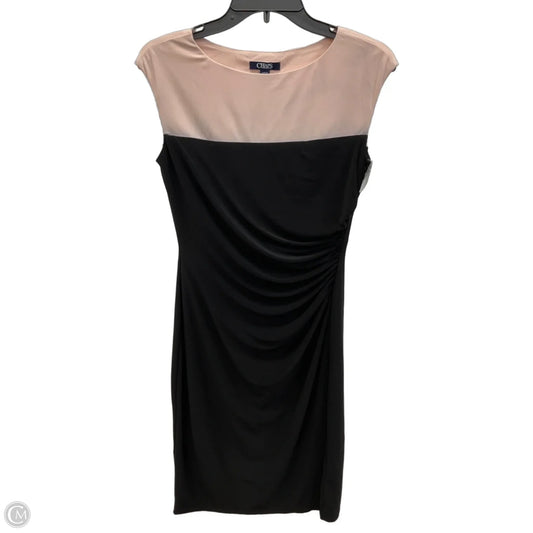 Dress Casual Midi By Chaps In Black, Size: S