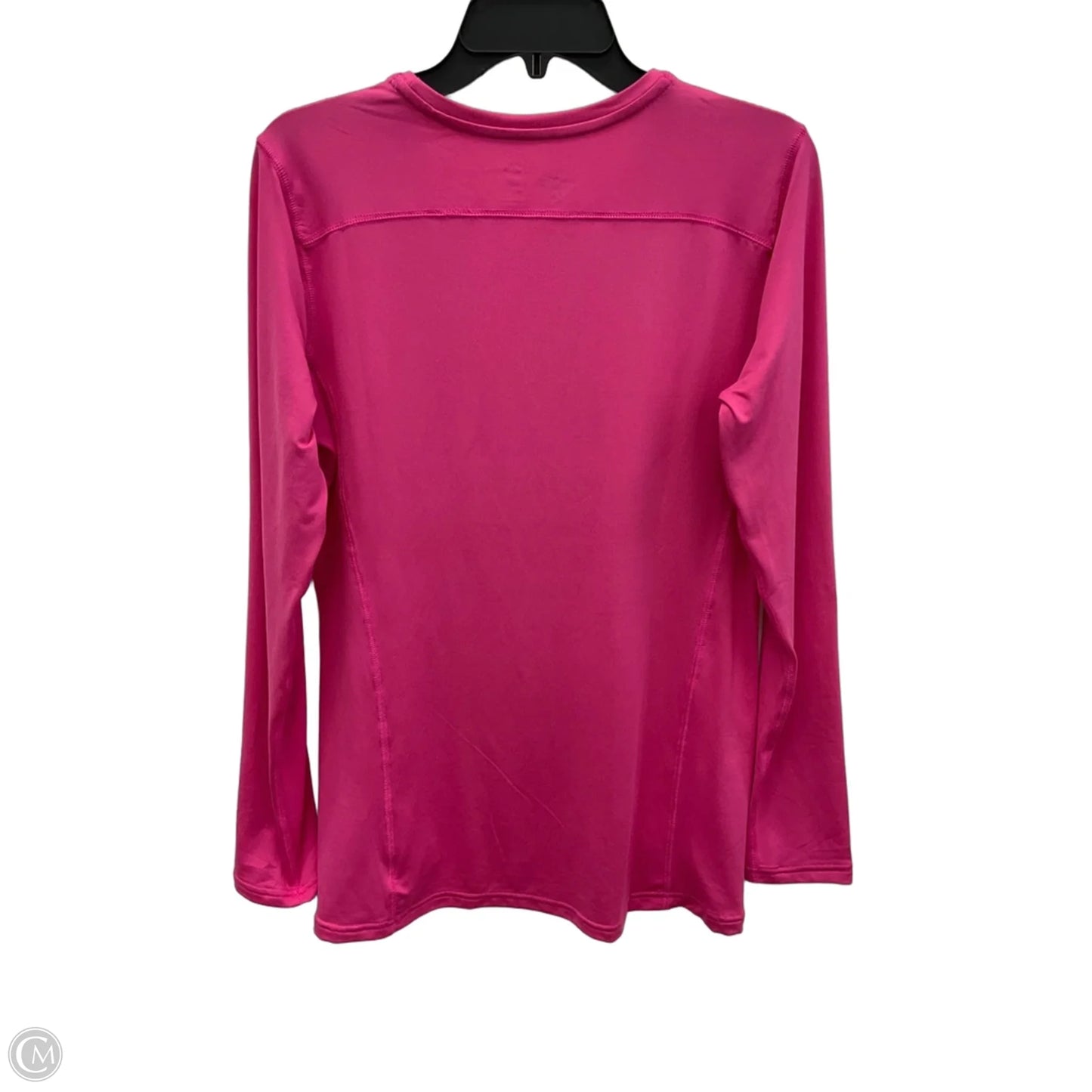 Athletic Top Long Sleeve Collar By Cmf In Pink, Size: M