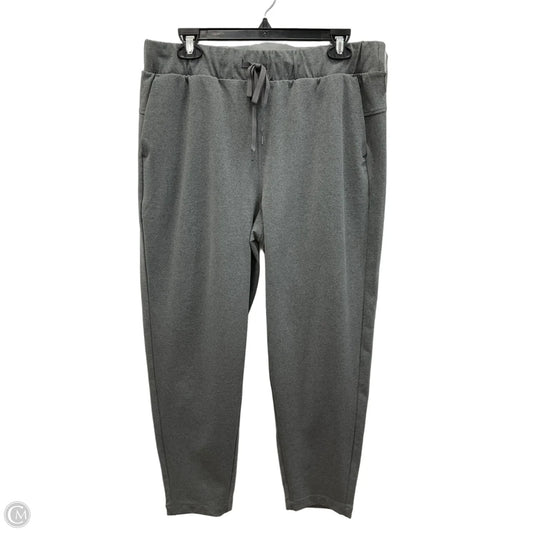 Athletic Pants By Talbots In Grey, Size: L