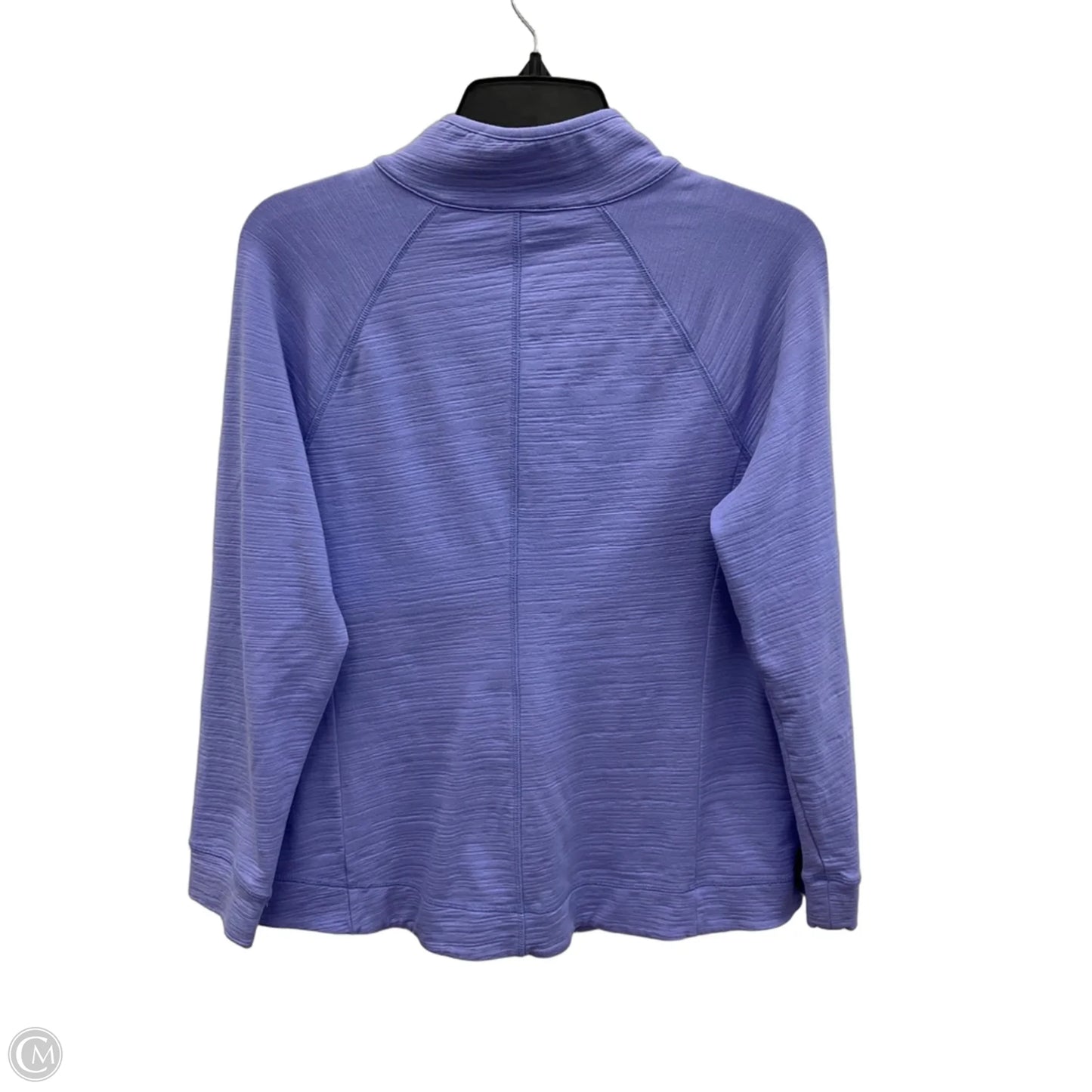 Athletic Jacket By Talbots In Purple, Size: Lp