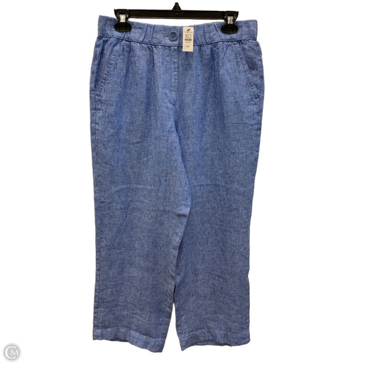Pants Linen By Talbots In Blue, Size: Mp