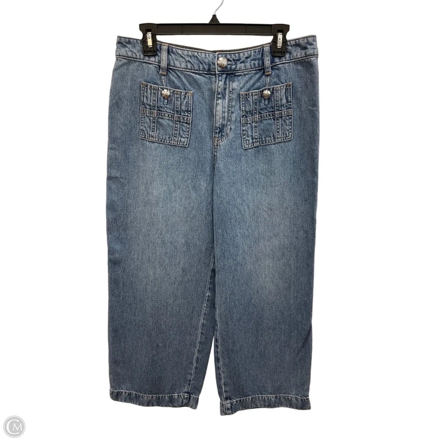Jeans Cropped By Talbots In Blue, Size: 8p