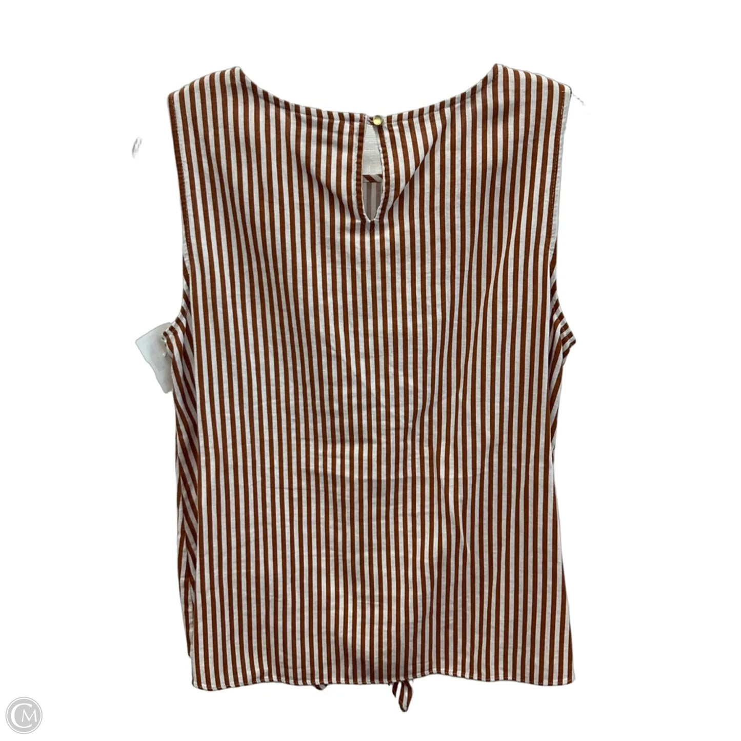 Top Sleeveless By Liz Claiborne In Orange, Size: S