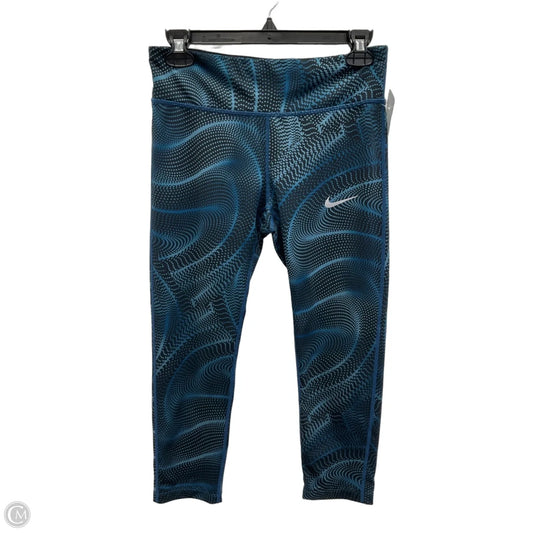 Athletic Capris By Nike Apparel In Blue, Size: M