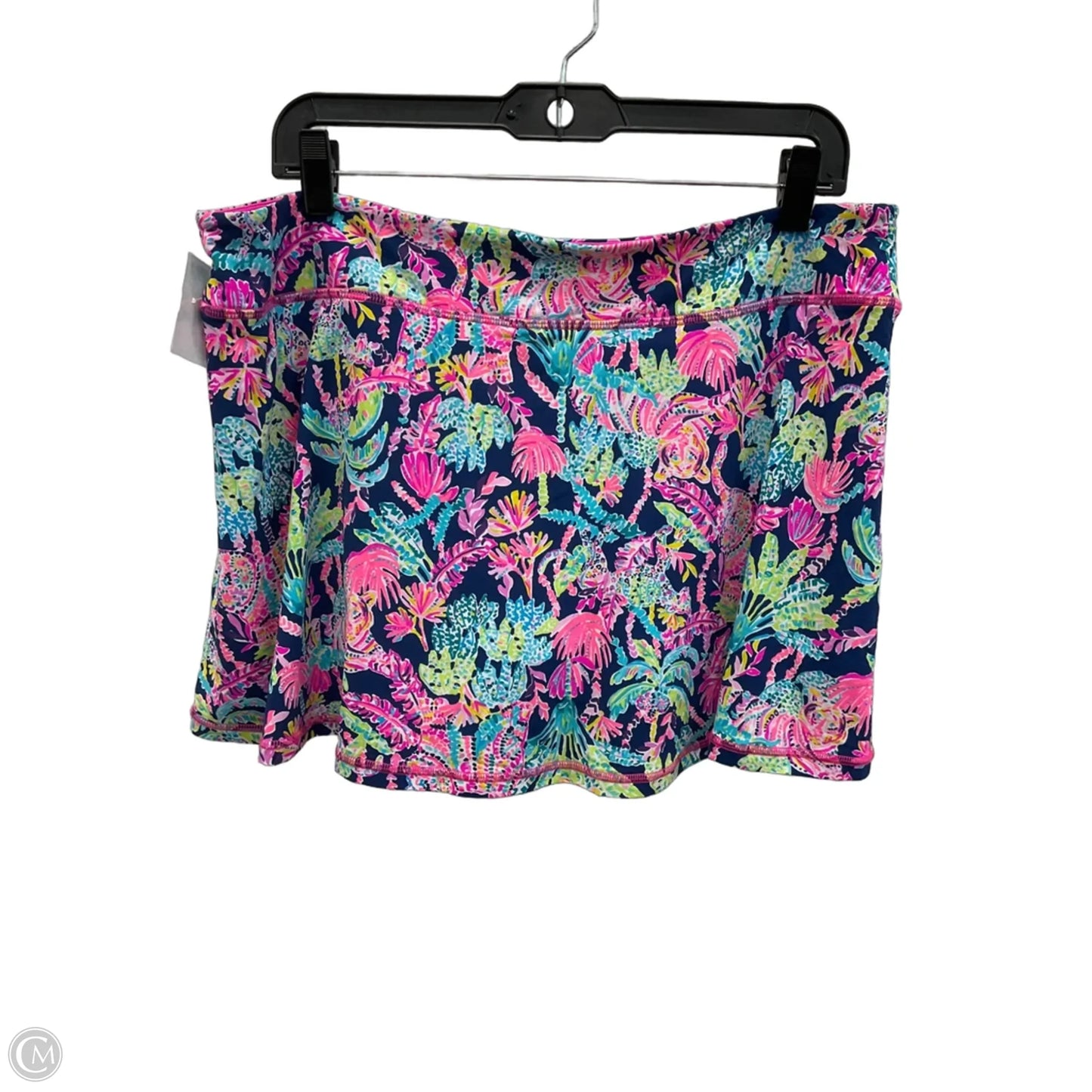Skort Designer By Lilly Pulitzer In Blue, Size: Xl