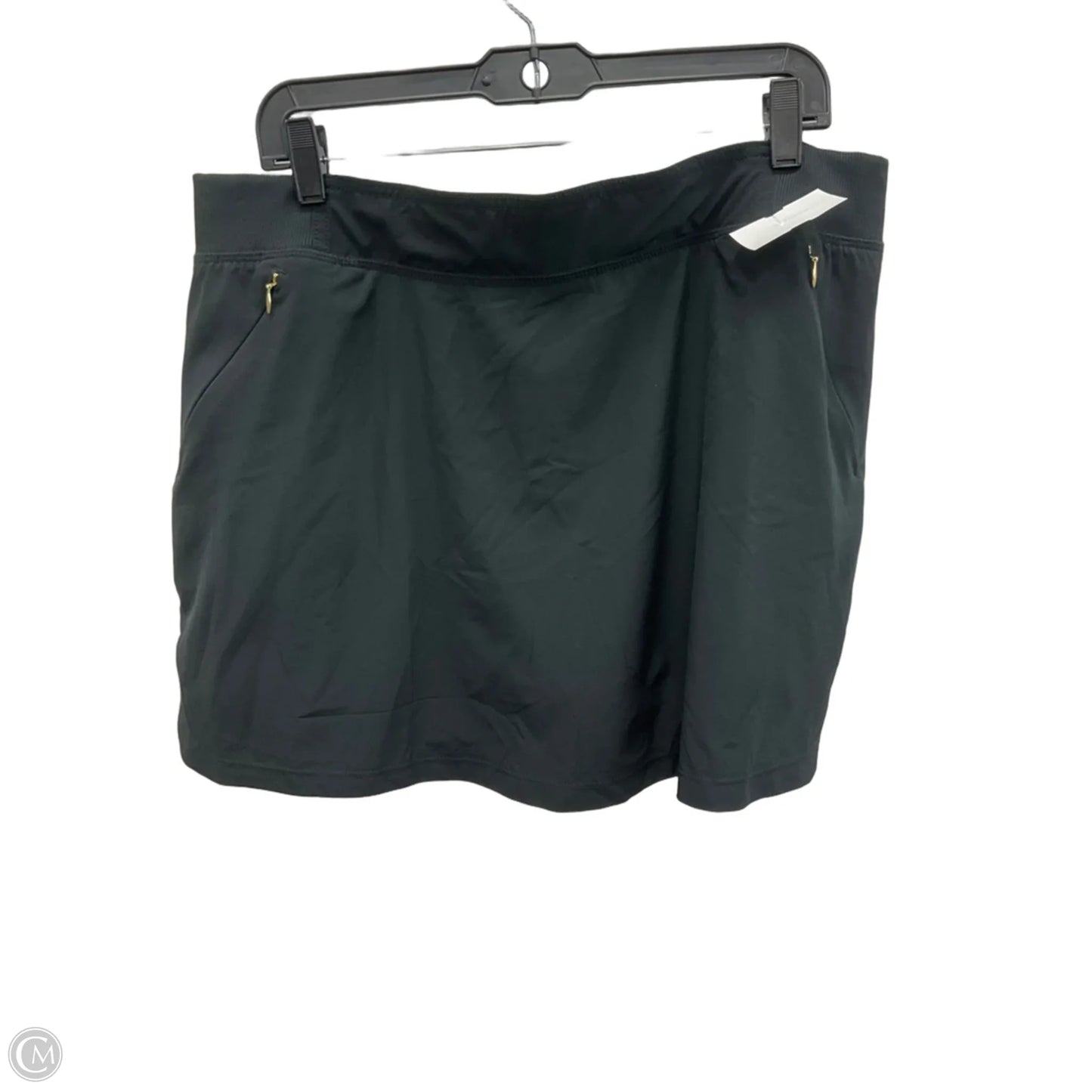 Skort Designer By Lilly Pulitzer In Black, Size: Xl