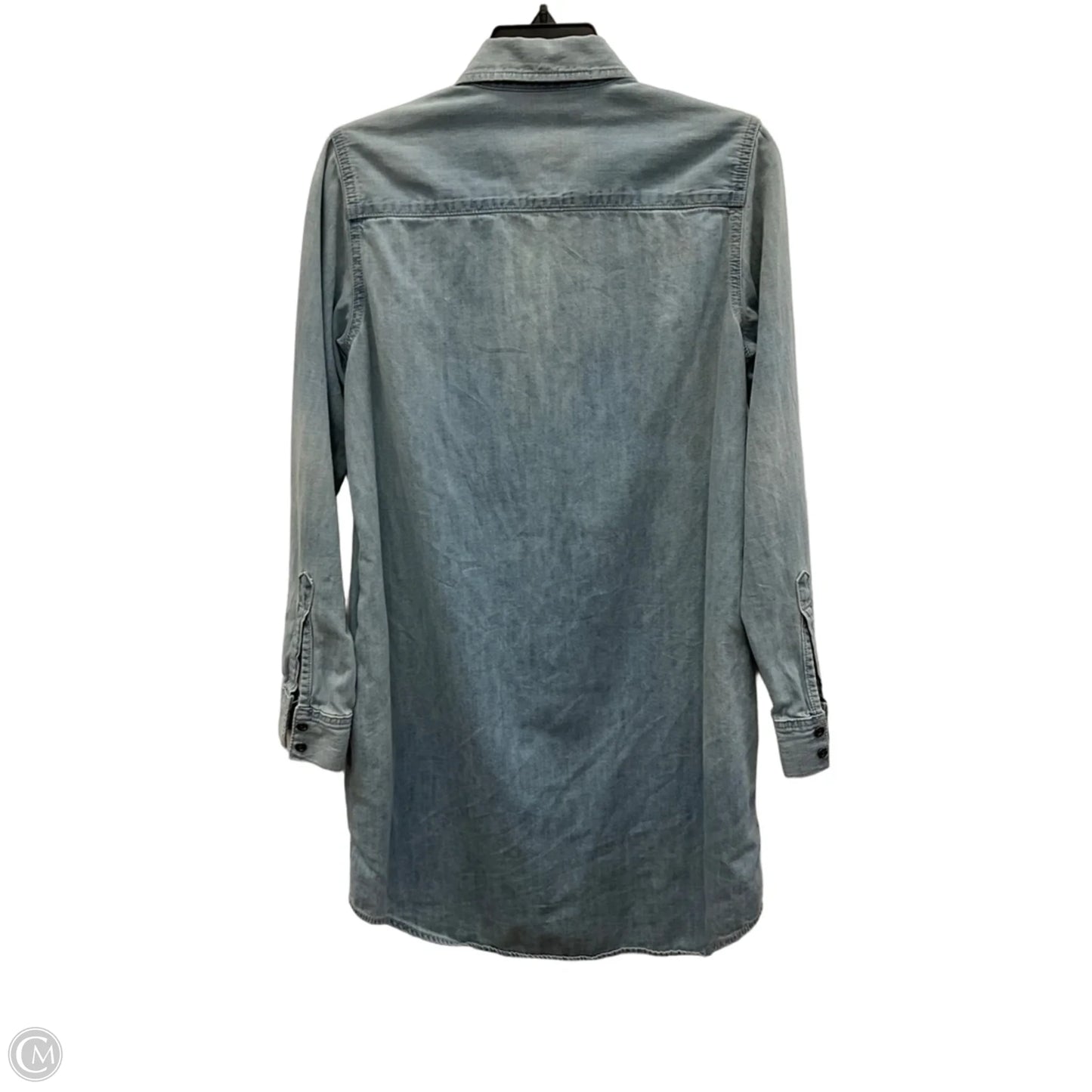 Dress Casual Midi By Gap In Blue, Size: Mp