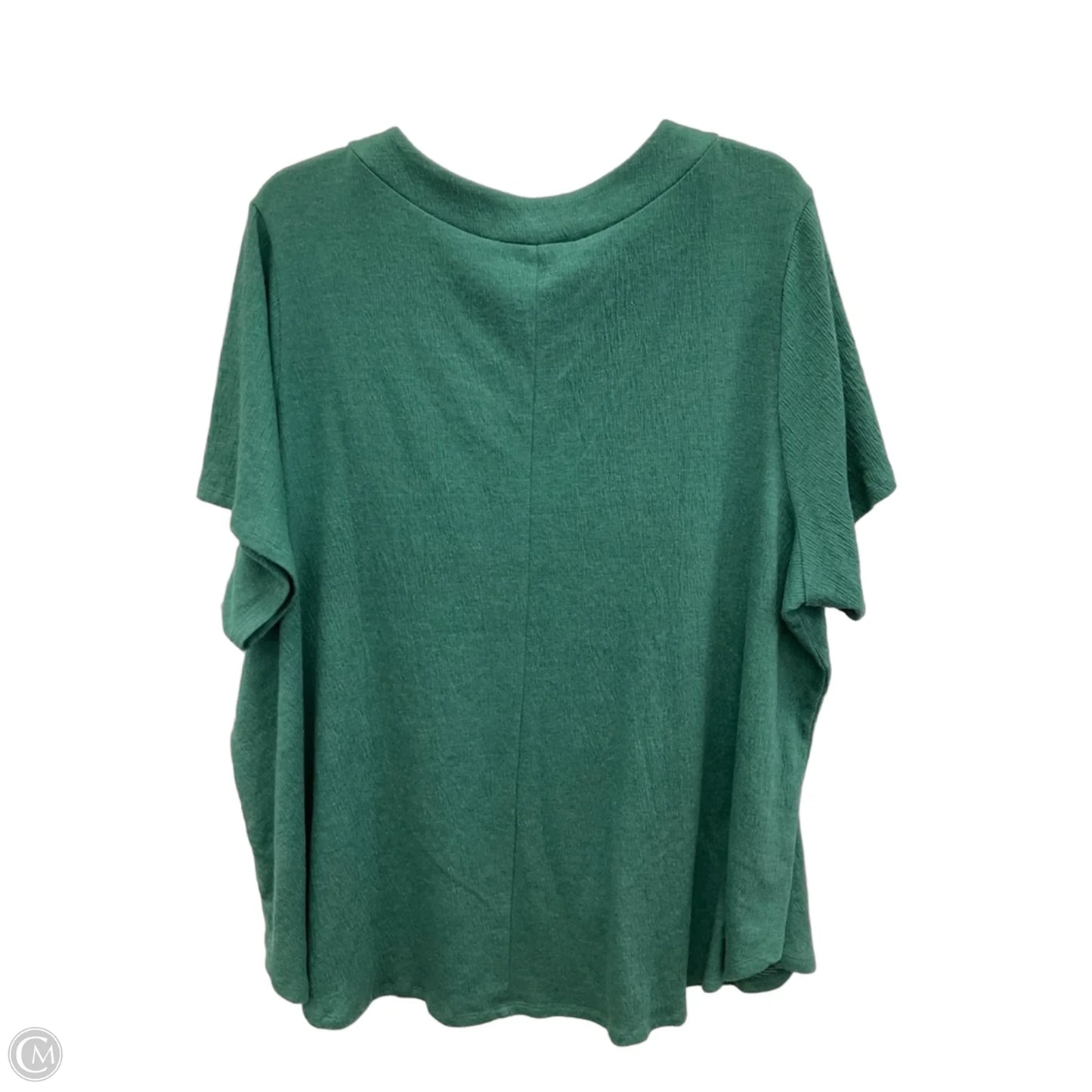 Top Short Sleeve By Lane Bryant In Green, Size: 3x