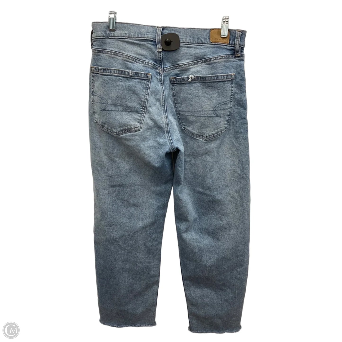 Jeans Straight By American Eagle In Blue, Size: 6