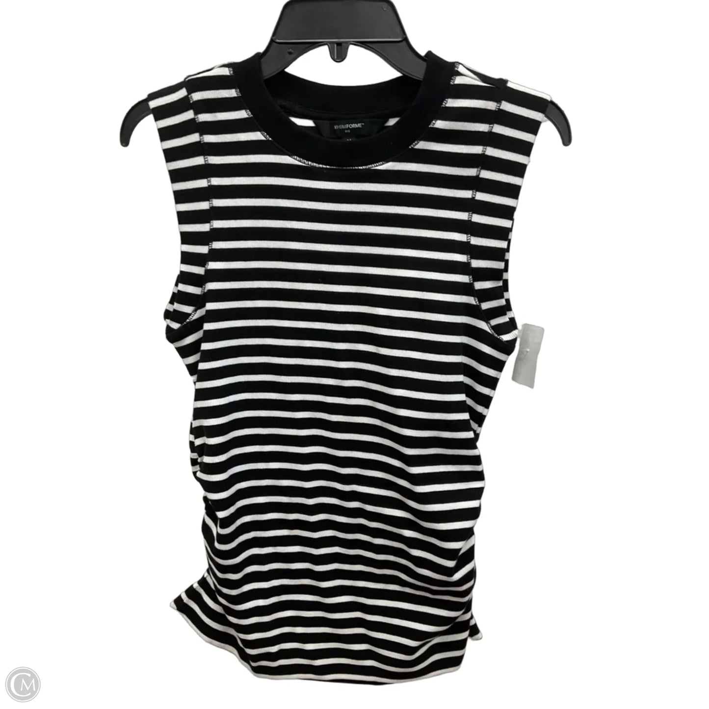 Top Sleeveless By White House Black Market In Black & White, Size: M