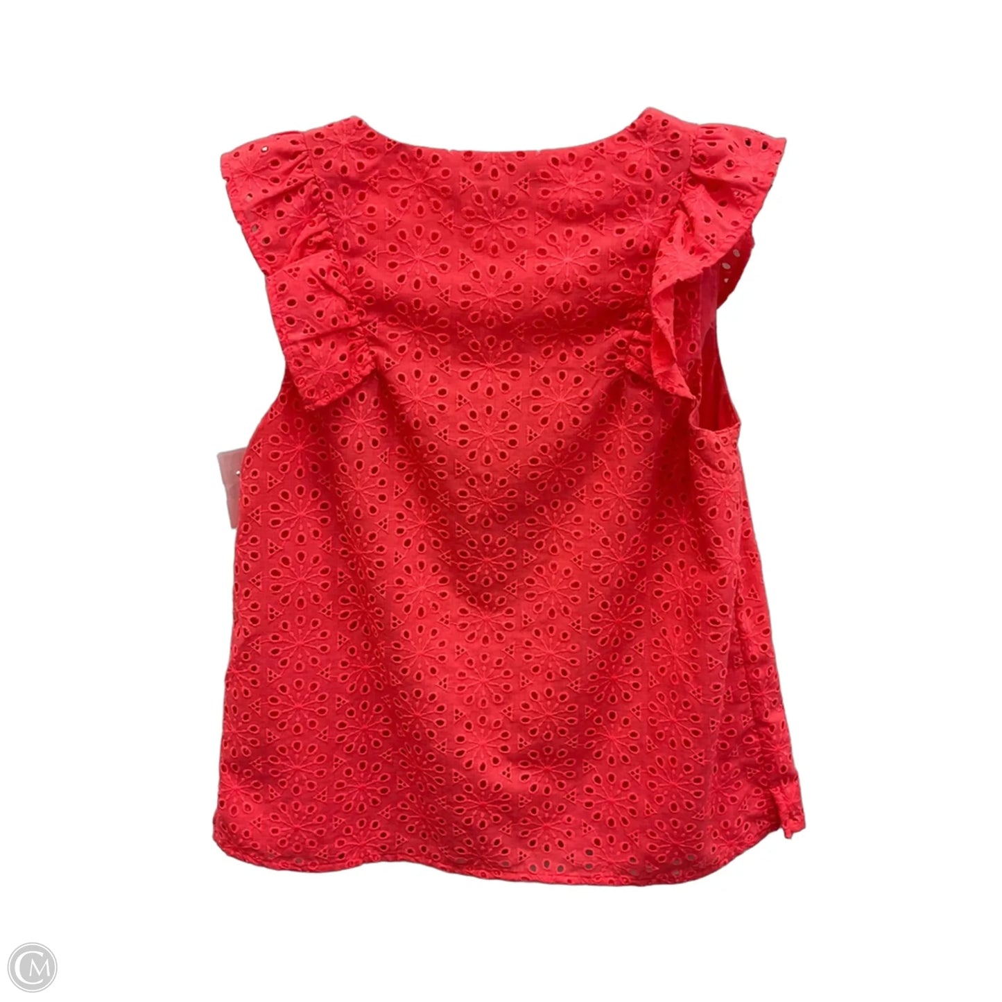 Top Sleeveless Designer By Lilly Pulitzer In Coral, Size: S