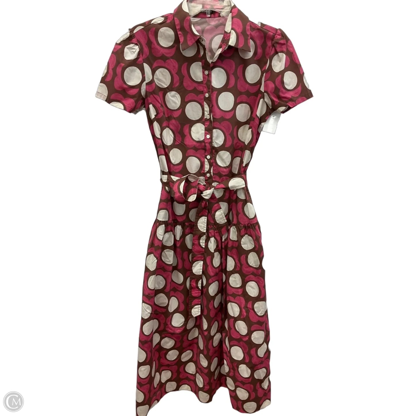Dress Casual Maxi By J Mclaughlin In Brown & Pink, Size: S