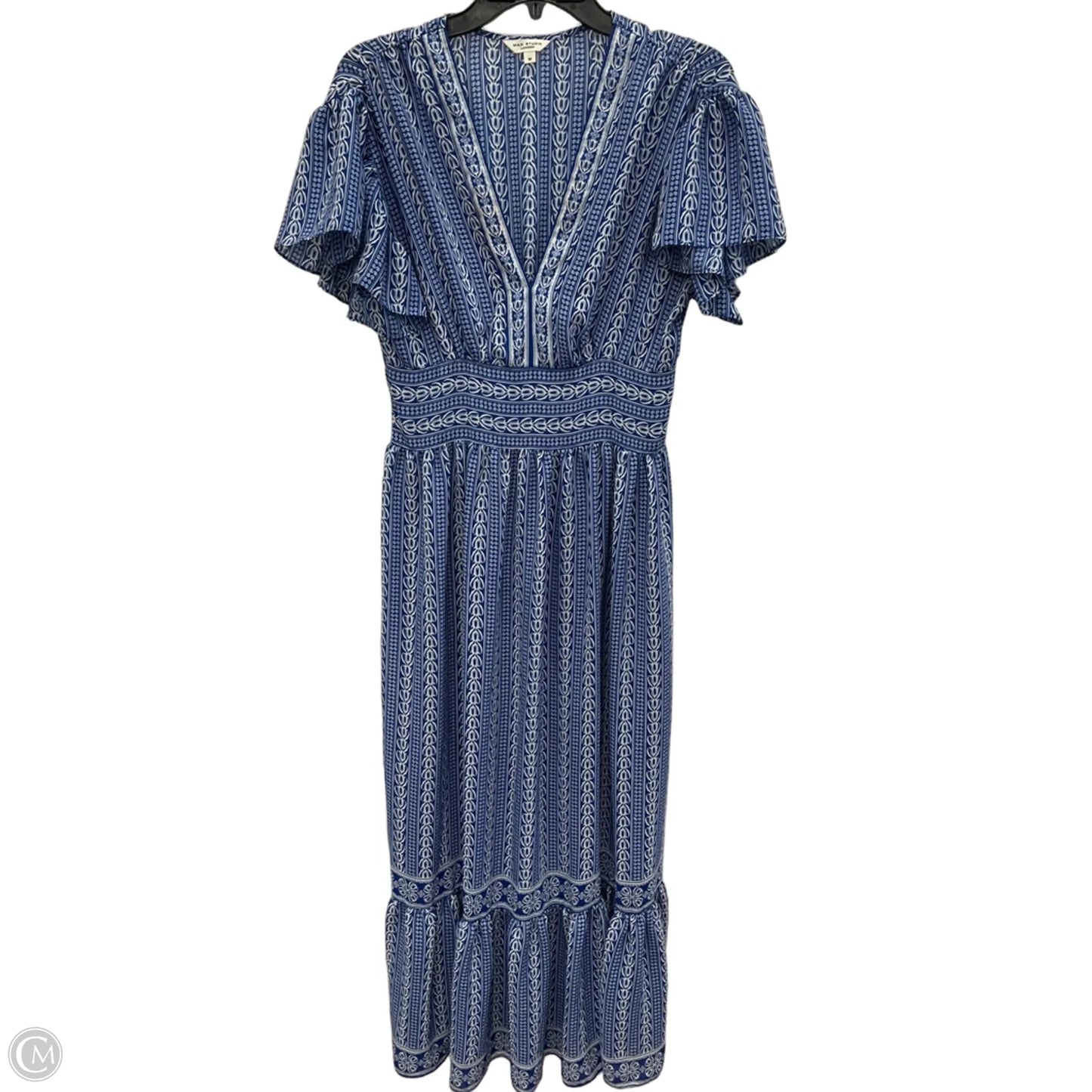 Dress Casual Maxi By Max Studio In Blue, Size: M