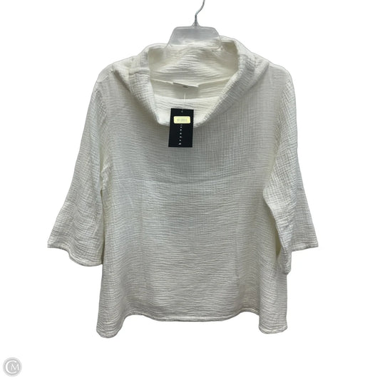 Top 3/4 Sleeve By Bryn Walker In White, Size: Xs