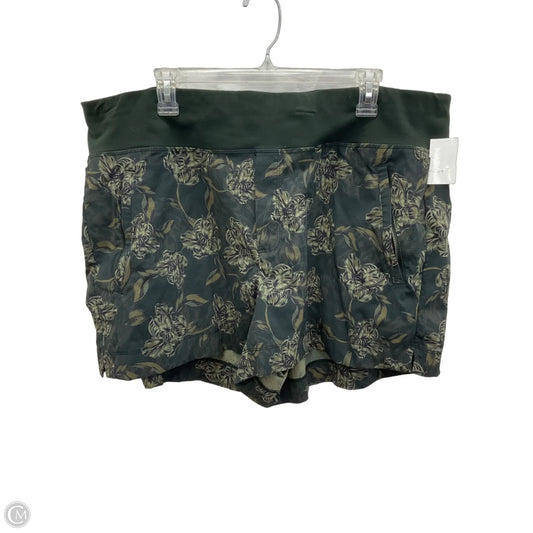 Athletic Skort By Athleta In Green, Size: 2x