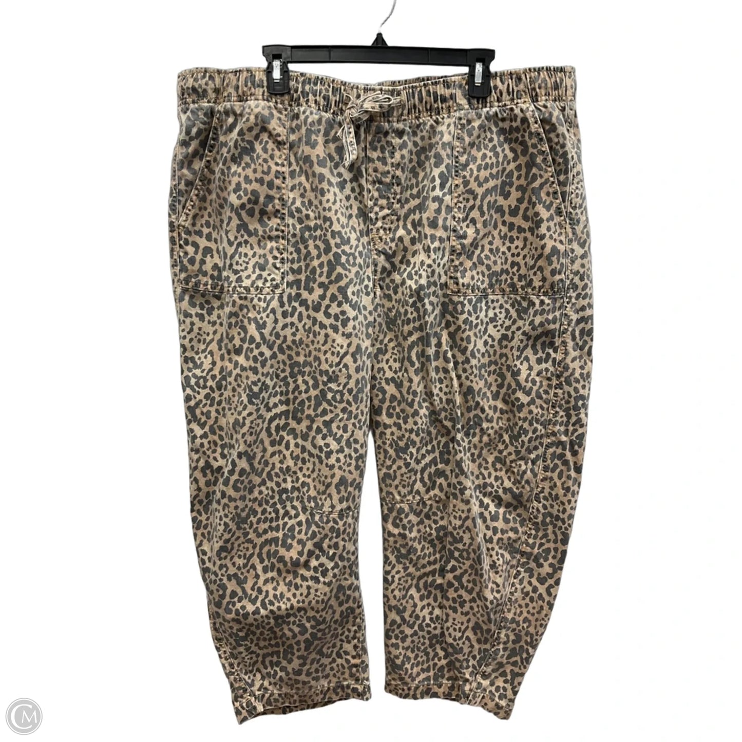 Jeans Wide Leg By Gap In Animal Print, Size: Xxl