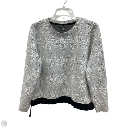 Athletic Top Long Sleeve Crewneck By Talbots In White, Size: L