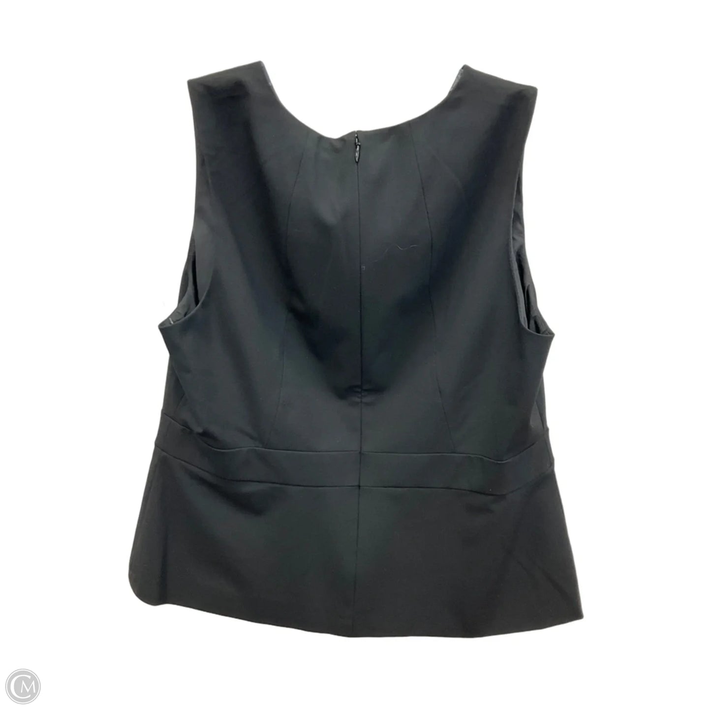 Top Sleeveless By Ann Taylor In Black, Size: L