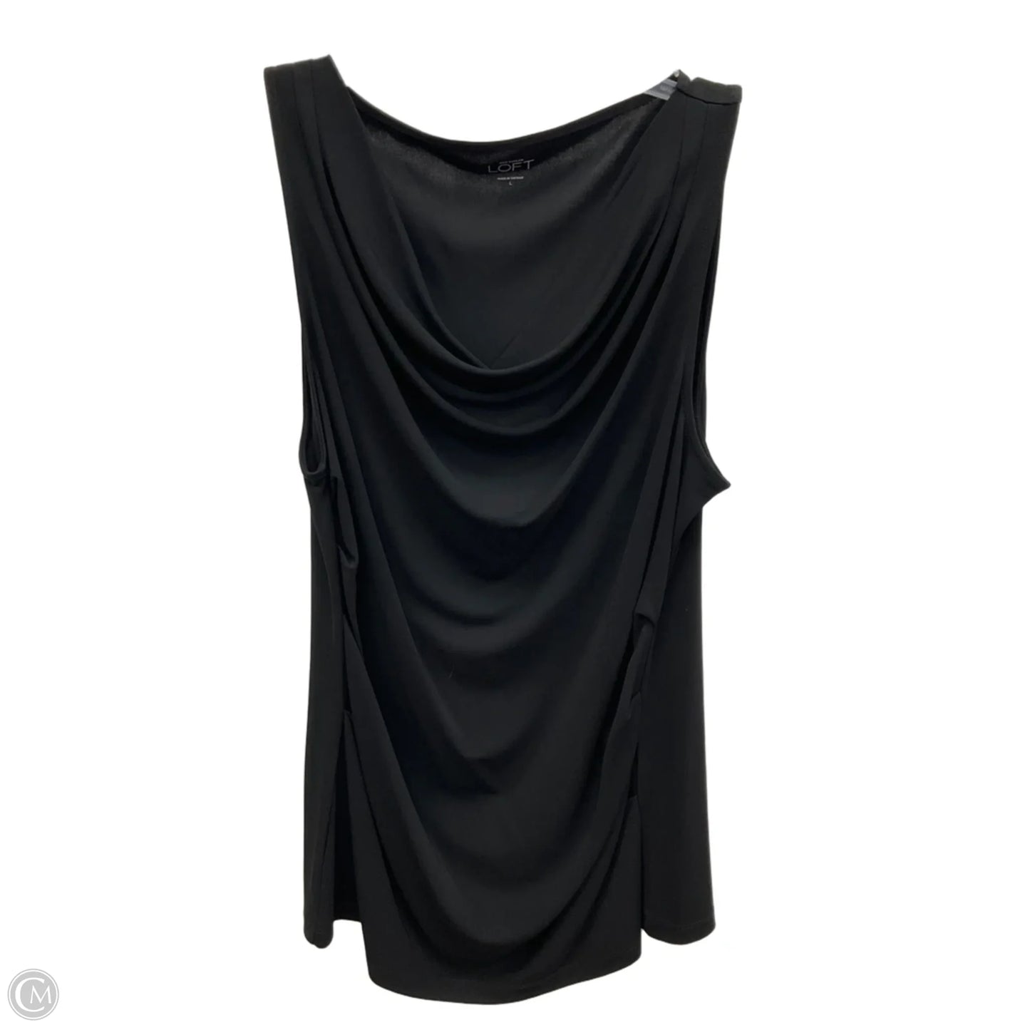 Top Sleeveless By Loft In Blue, Size: L