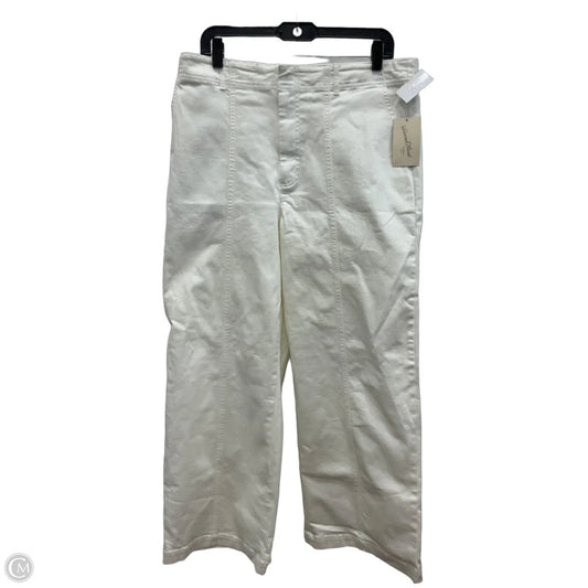 Jeans Straight By Universal Thread In White, Size: Xl