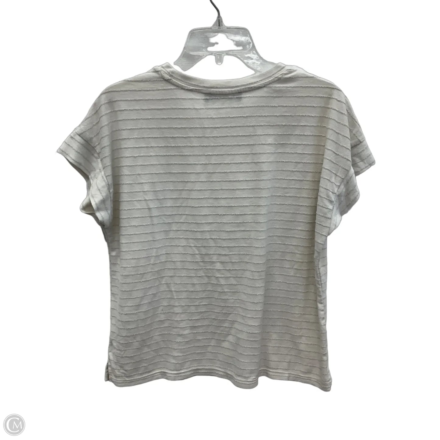 Top Short Sleeve By Ellen Tracy In White, Size: L
